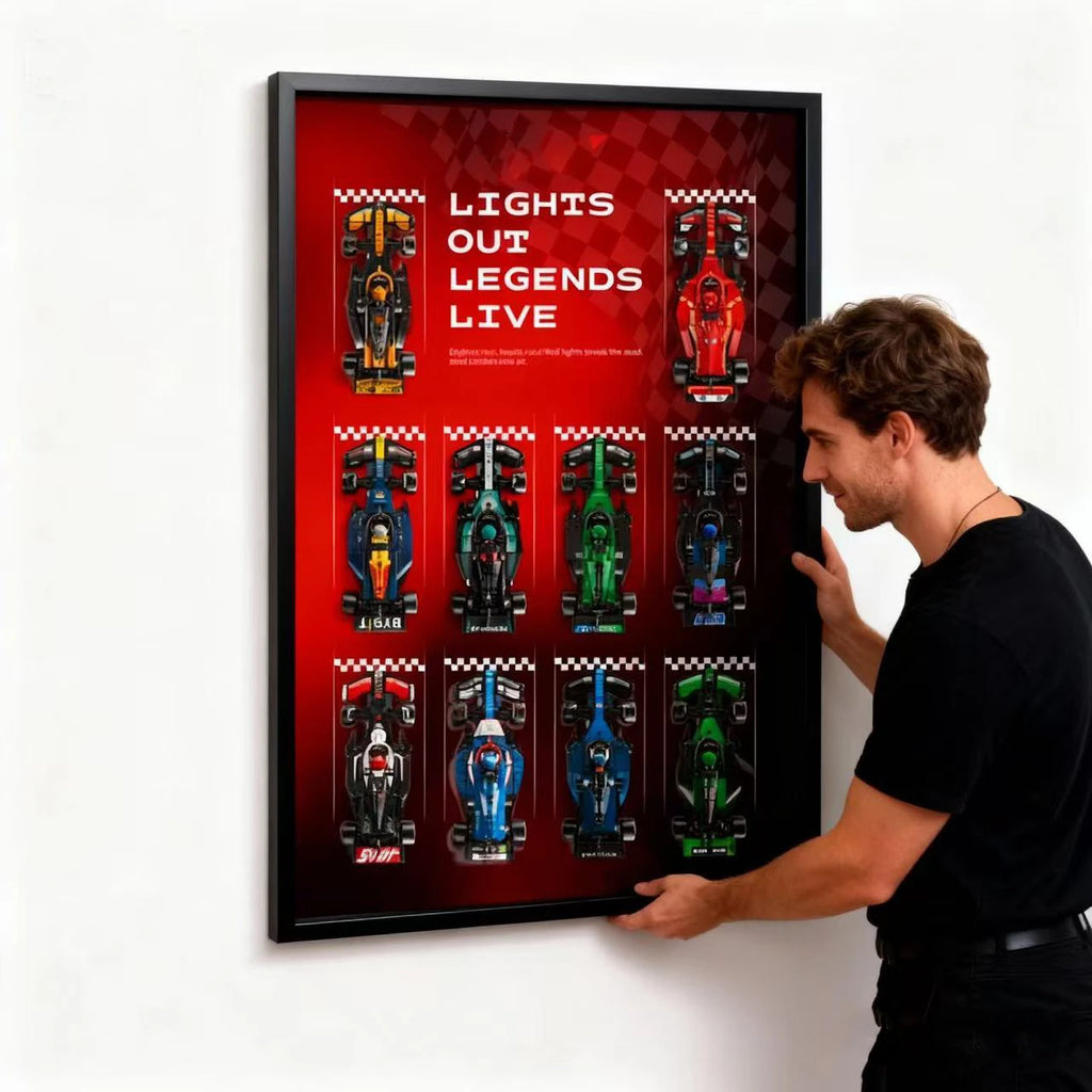 Lego Speed Formula 1 Wall Display